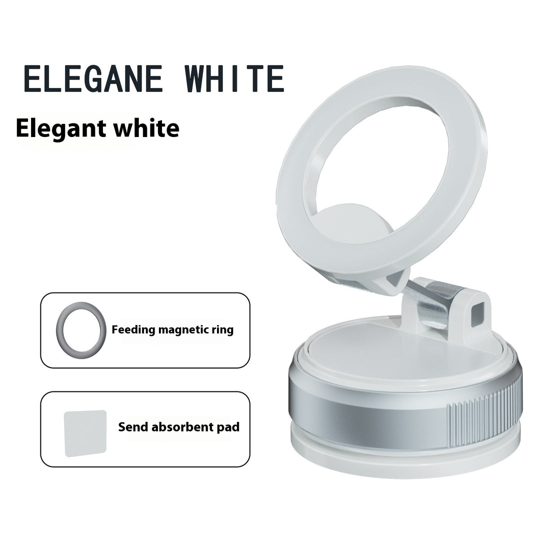 360° Adjustable Vacuum Magnetic Phone Holder for Car/Gym/Mirror/Shower, Ultra-Strong Suction Cup - Universal Car Mount for All Smartphones & Vehicles