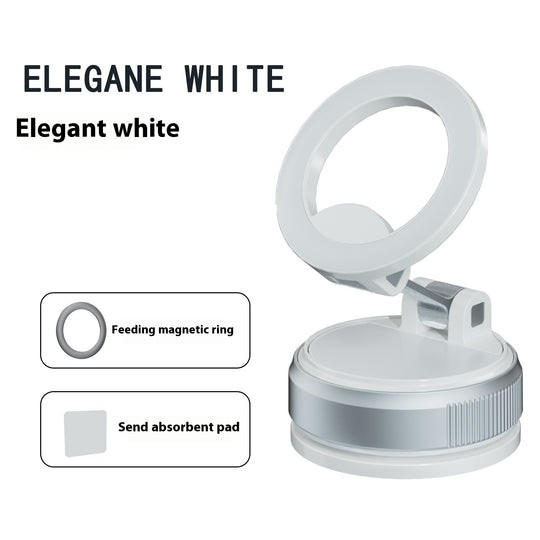 360° Adjustable Vacuum Magnetic Phone Holder for Car/Gym/Mirror/Shower, Ultra-Strong Suction Cup - Universal Car Mount for All Smartphones & Vehicles