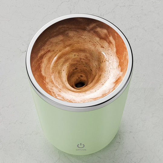 400ml Automatic Self Stirring Mug Coffee Milk Juice Mixing Cup Electric Stainless Steel Lazy Rotating Mug Magnetic Stirring Cup Kitchen Gadgets