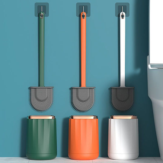 Home Wall Hanging Silicone Toilet Brush.