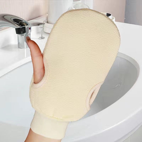 Solid Color Cute Bath Bath Towel Bath Gloves.