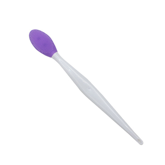 Silicone nose cleaning brush.