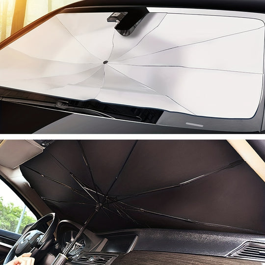 Foldable Car Windshield Sunshade UV Heat Block Umbrella