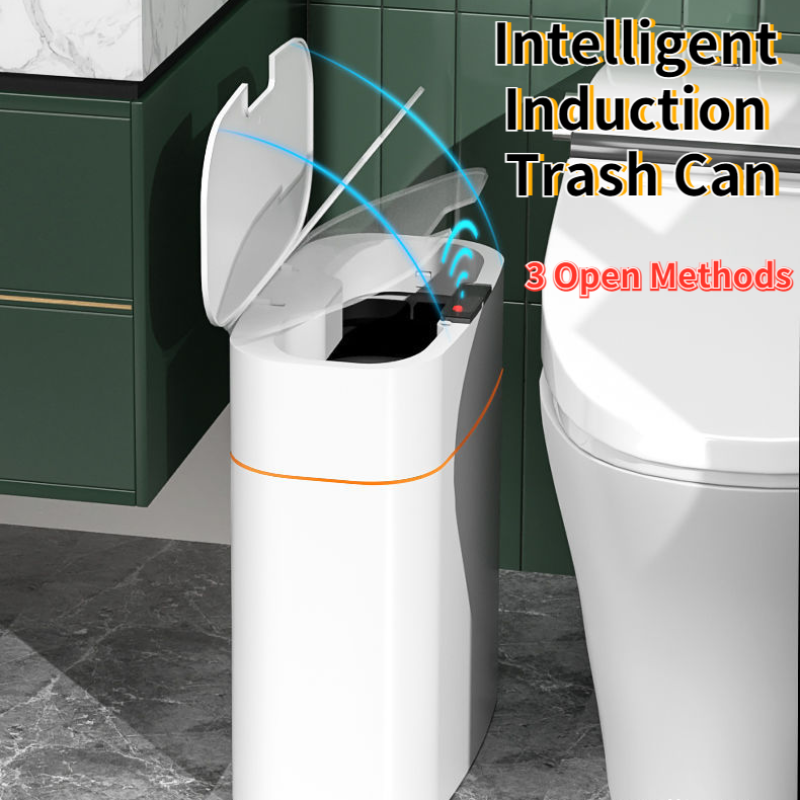 Smart Trash Can With Lid For Bedroom And Living Room.