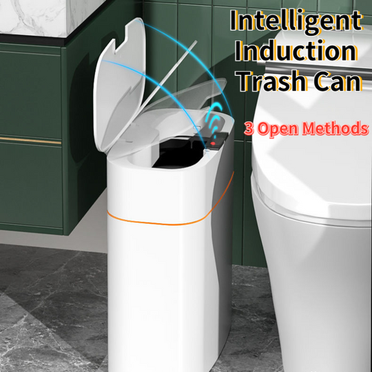 Smart Trash Can With Lid For Bedroom And Living Room.