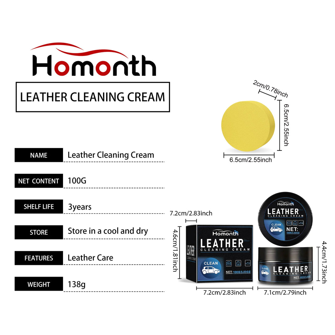 Homonth™ Car Leather Care Cream