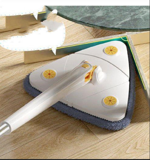 Extendable Triangle Mop 360 Rotatable Adjustable 110 Cm Cleaning Mop For Tub Tile Floor Wall Cleaning Mop Deep Cleaning Mop