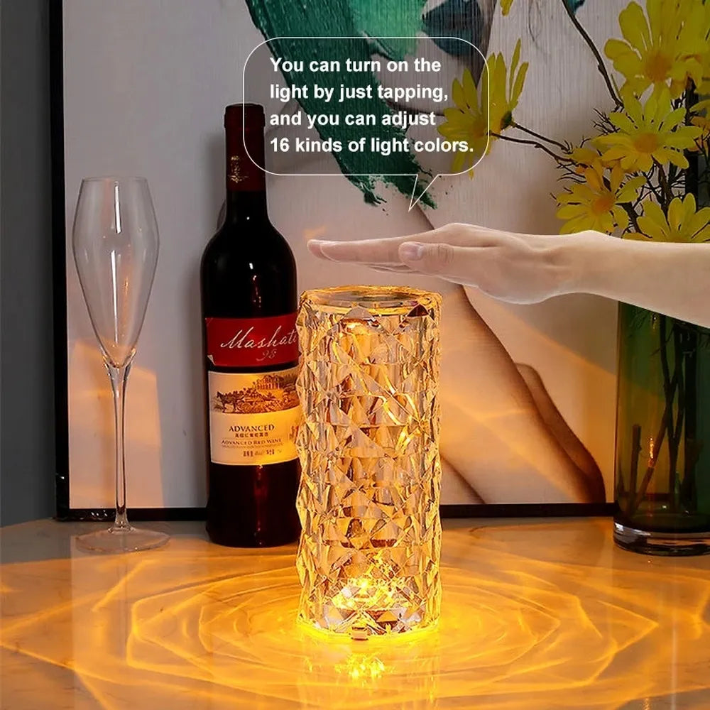 Diamond Crystal Touch Night Light.
