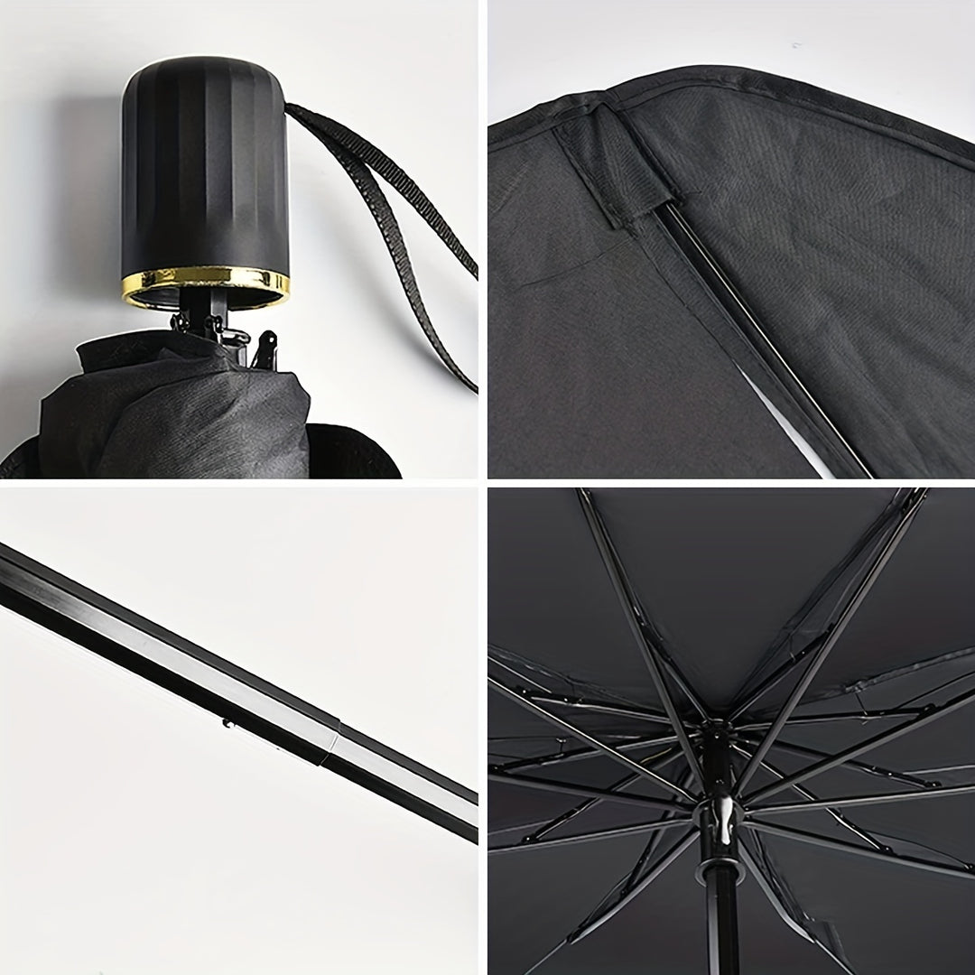 Foldable Car Windshield Sunshade UV Heat Block Umbrella