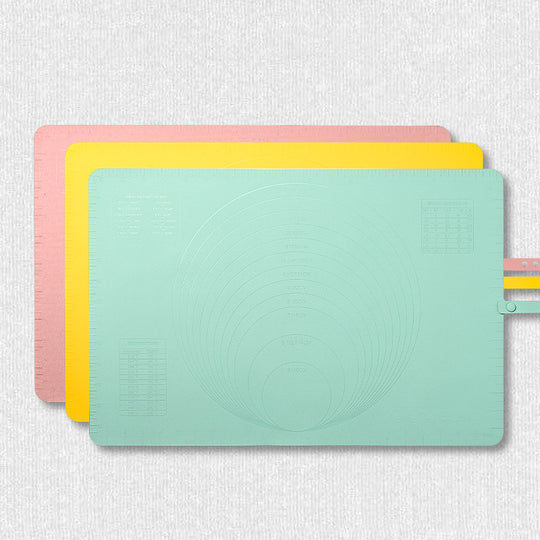 New Large Silicone Band Scale Non-slip Dough Rolling Pad.