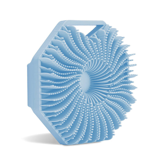 Polygonal Silicone Shower Brush Environmental Protection.