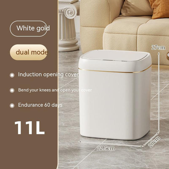 Smart Trash Can With Lid For Bedroom And Living Room.