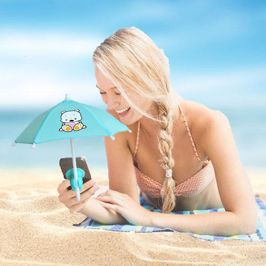 Personalized Mobile Phone Holder Shade Umbrella.