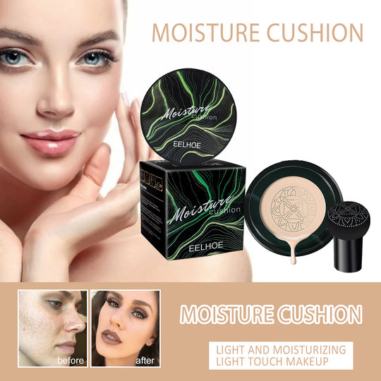Mushroom-shaped Haircut Cushion Compact BB Cream Facial Blemishes Brightening And Moisturizing.