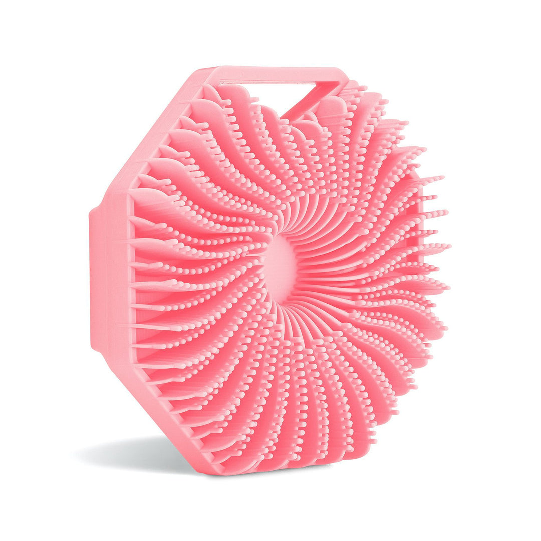 Polygonal Silicone Shower Brush Environmental Protection.