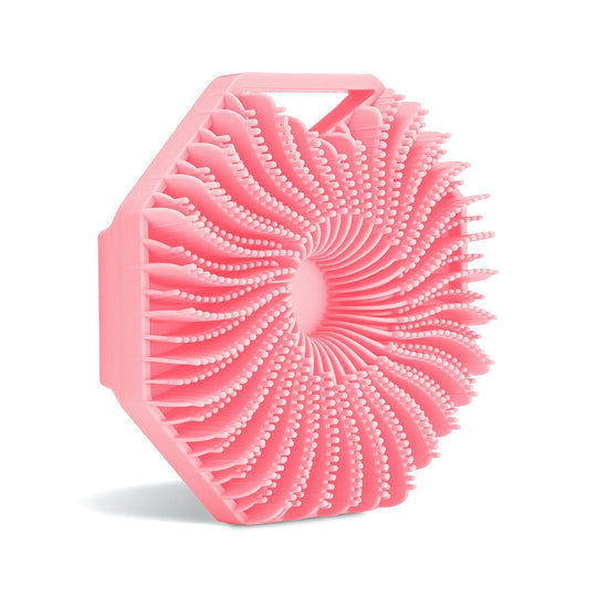Polygonal Silicone Shower Brush Environmental Protection.