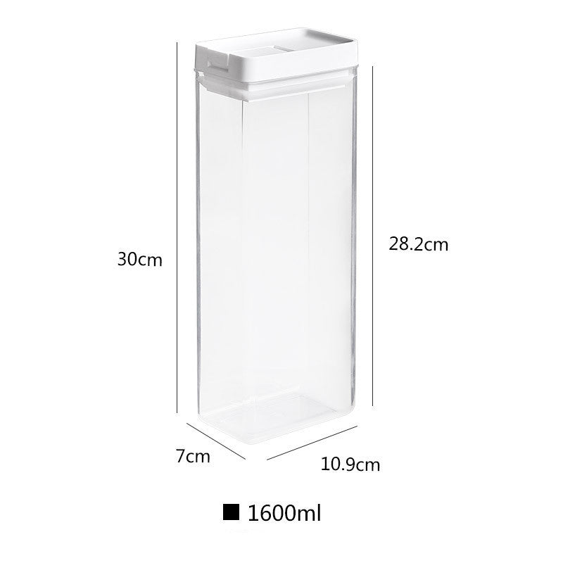 Kitchen food storage canisters  plastic sealed containers household food containers.