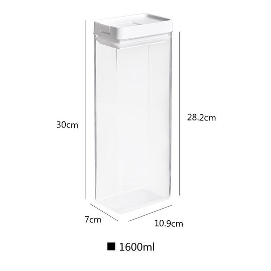 Kitchen food storage canisters  plastic sealed containers household food containers.