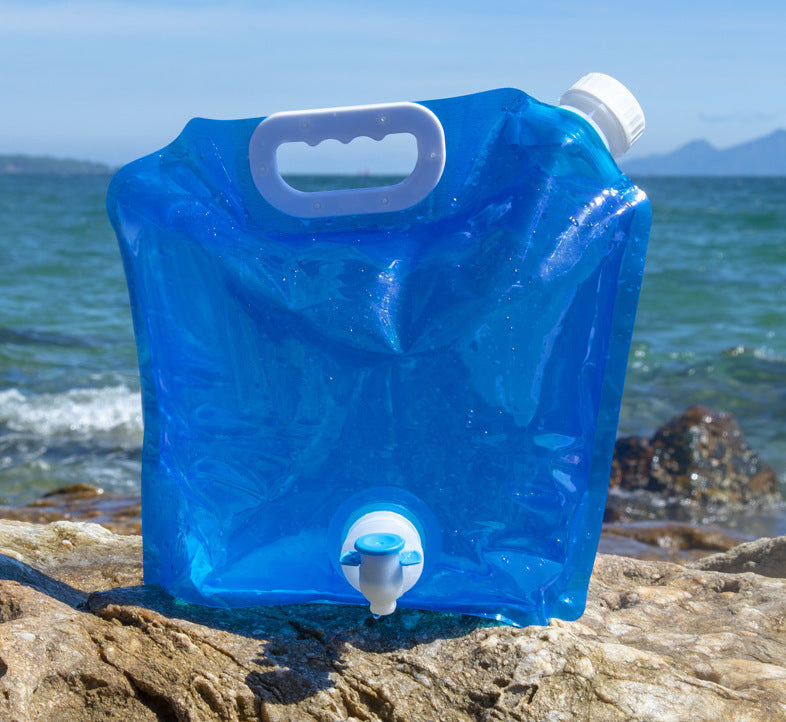 PVC Outdoor Camping Hiking Foldable Portable Water Bags Container.