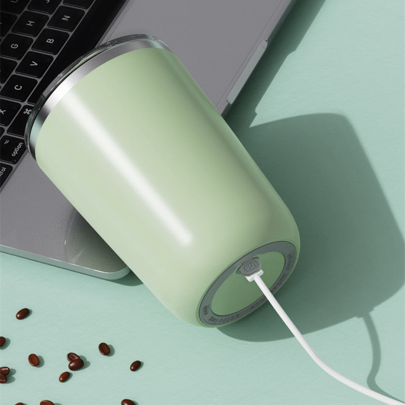 400ml Automatic Self Stirring Mug Coffee Milk Juice Mixing Cup Electric Stainless Steel Lazy Rotating Mug Magnetic Stirring Cup Kitchen Gadgets